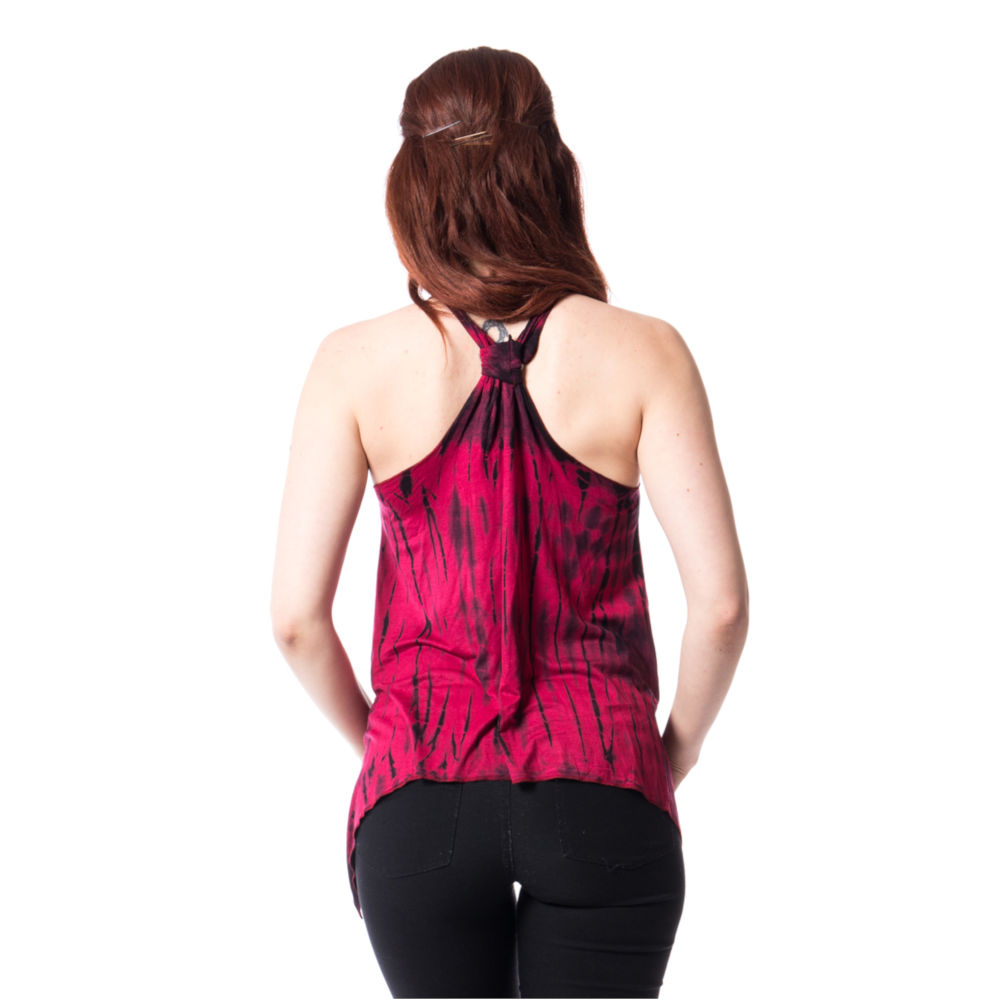 Innocent Lifestyle - TYE KNOT Mouwloze top - Rood